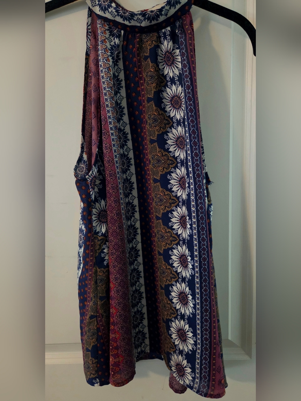 june & hudson Multi Colored Flower Pattern Blouse